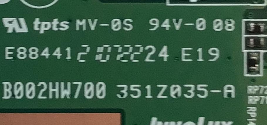 T-CON PARA TV PHILIPS ORIGINAL / NUMERO DE PARTE EADDJ7E16 / B002HW700 / 351Z035-A / M0045G00R / AT328K0135 / PANEL TPT500WR-DJ7QE1.N / DISPLAY V500DJ7-QE1 REV.D2 / MODELOS 50PFL4756/F7 / 50PUL7552/F7 / 100012585 (50") / V505-J01 / E500AC50C - Imagen 3